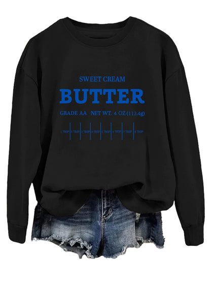 Butter Print Graphic Top