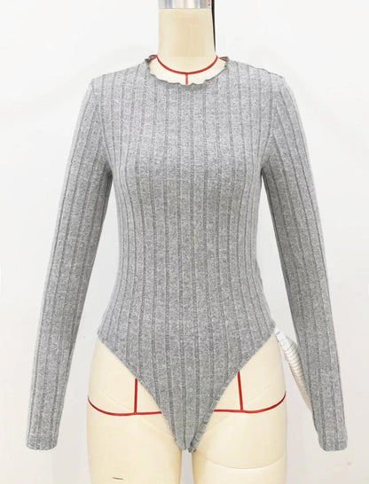 Wave Slim-Fit Long Sleeve Bodysuit