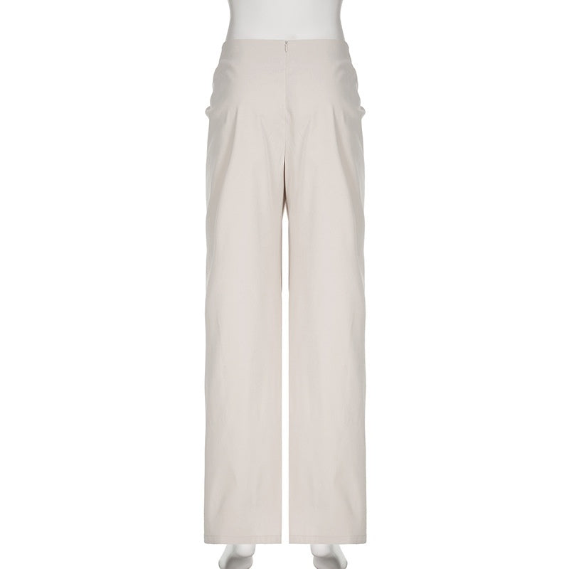 Loose-Fit Casual Wide-Leg Pants
