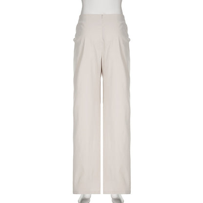 Loose-Fit Casual Wide-Leg Pants