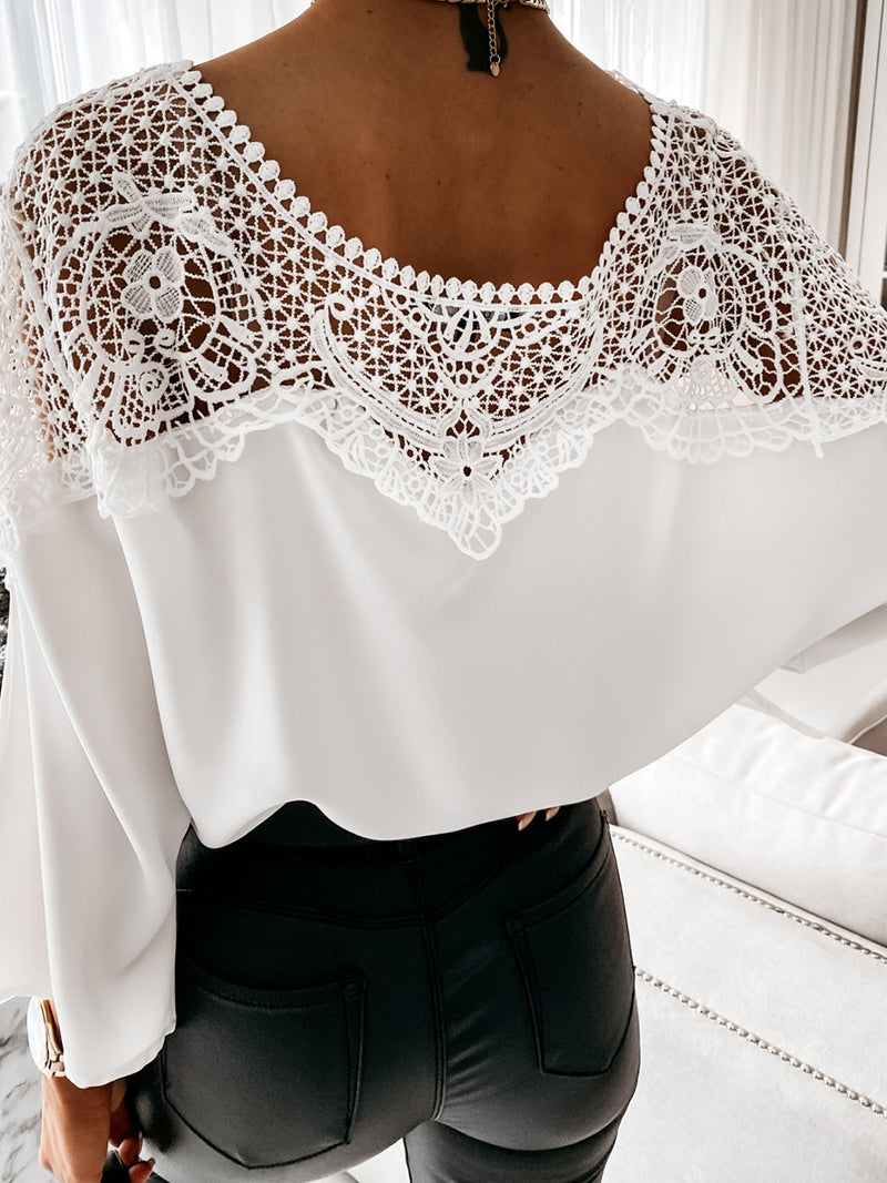 Lace Long Sleeve Shirt