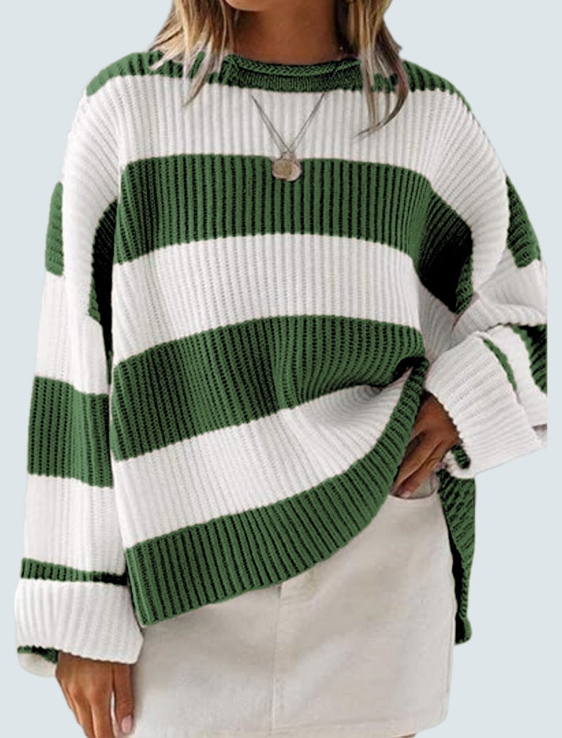 Oversized Striped Sweater