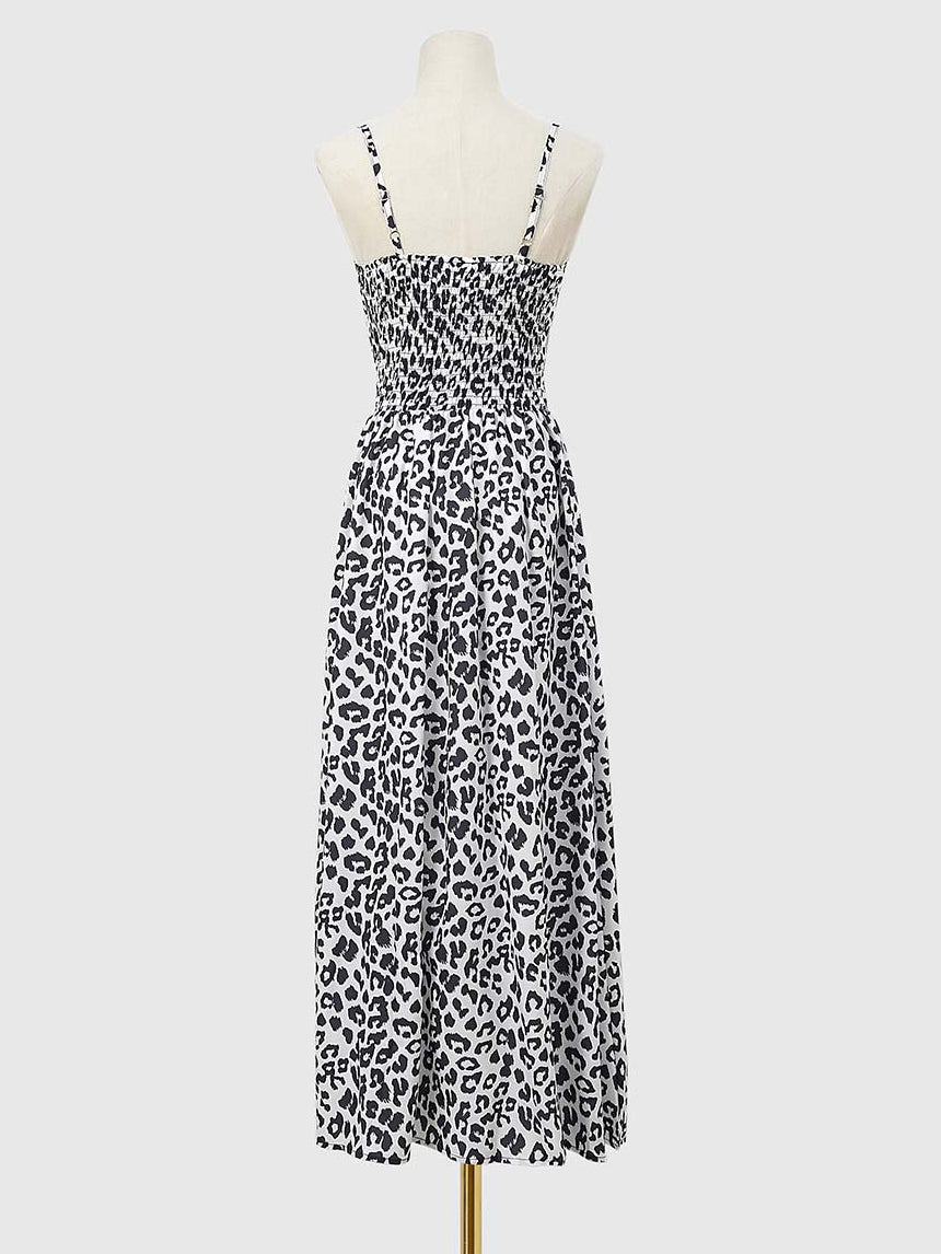 Leopard Print Cami Dress