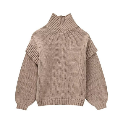 Chunky Knit Hooded Pullover