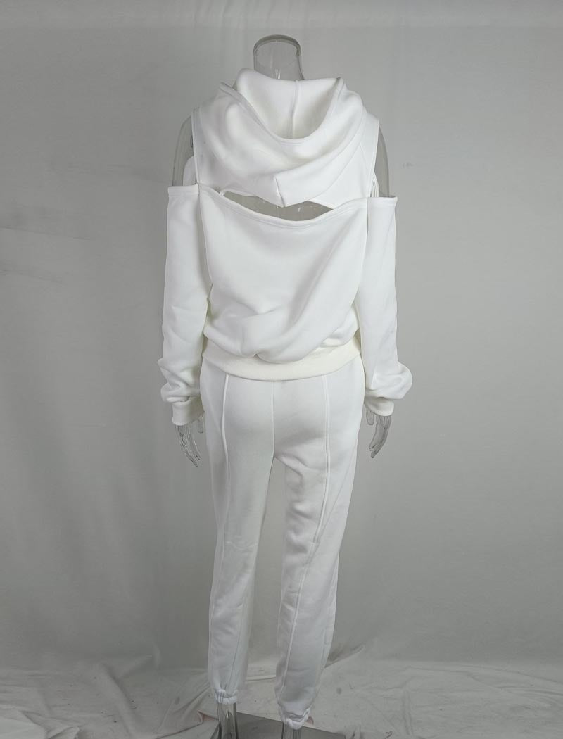 Cropped Hoodie and Jogger Set