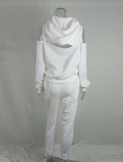 Cropped Hoodie and Jogger Set