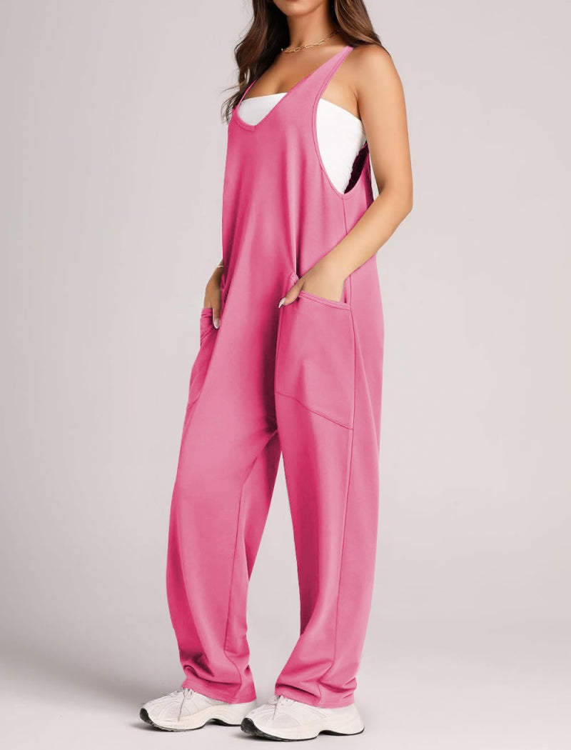 Relaxed Fit Pocketed Jumpsuit