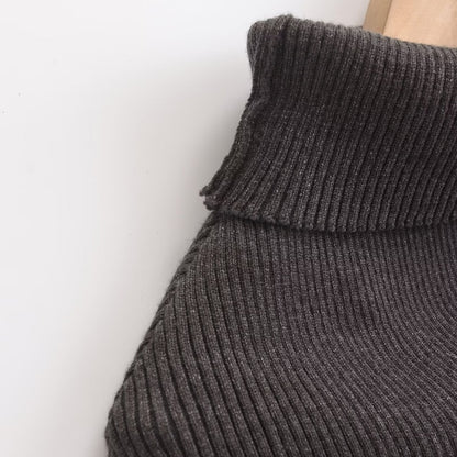 Cape-Style Layered Knit Sweater