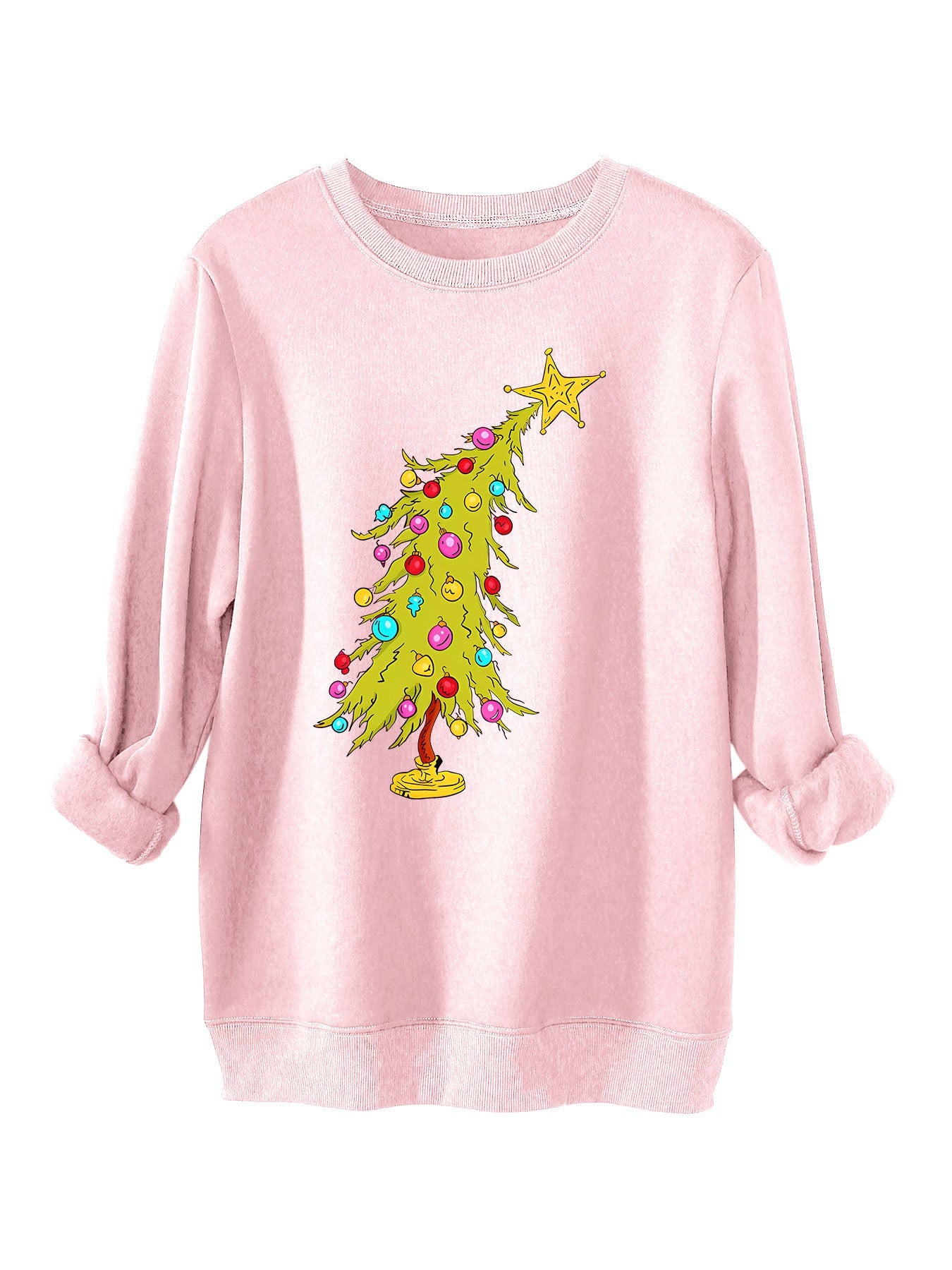 Round Neck Christmas Tree Top