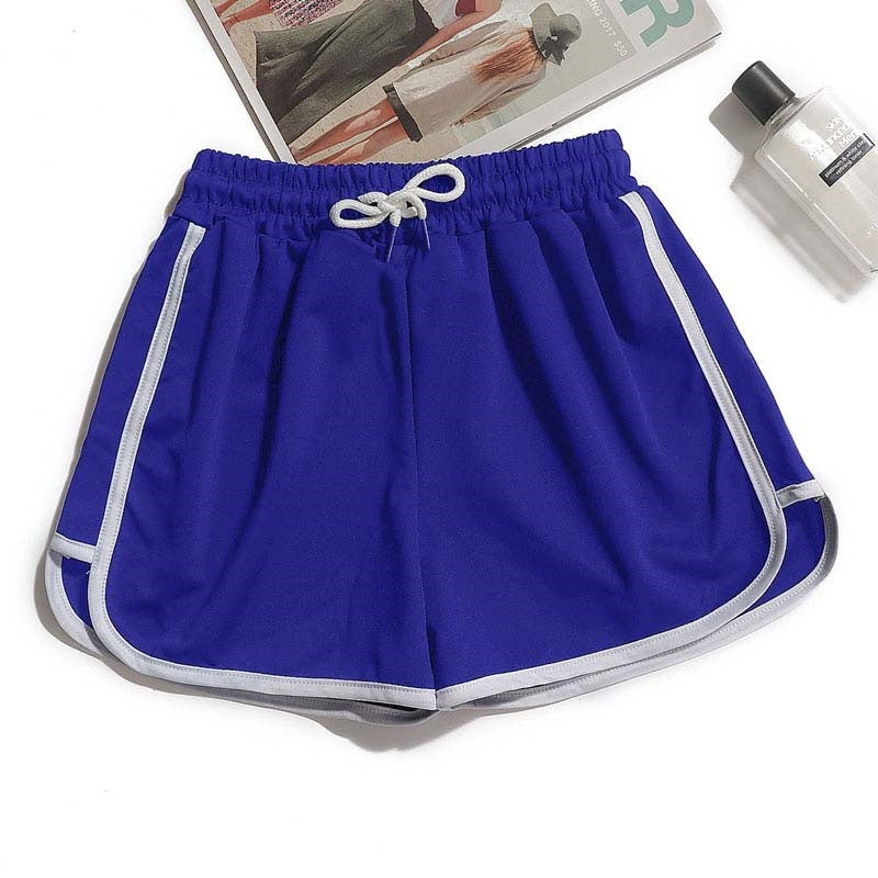 Drawstring Waist Athletic Shorts