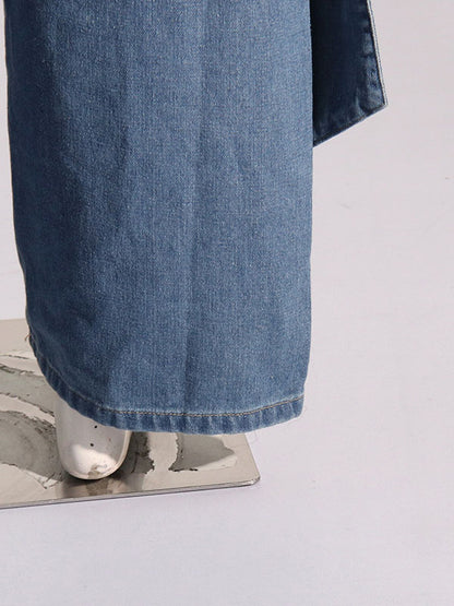 Bow Wide-Leg Jeans