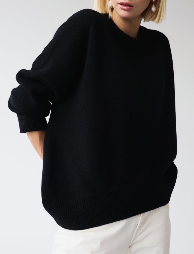 Classic Crewneck Knit Sweater