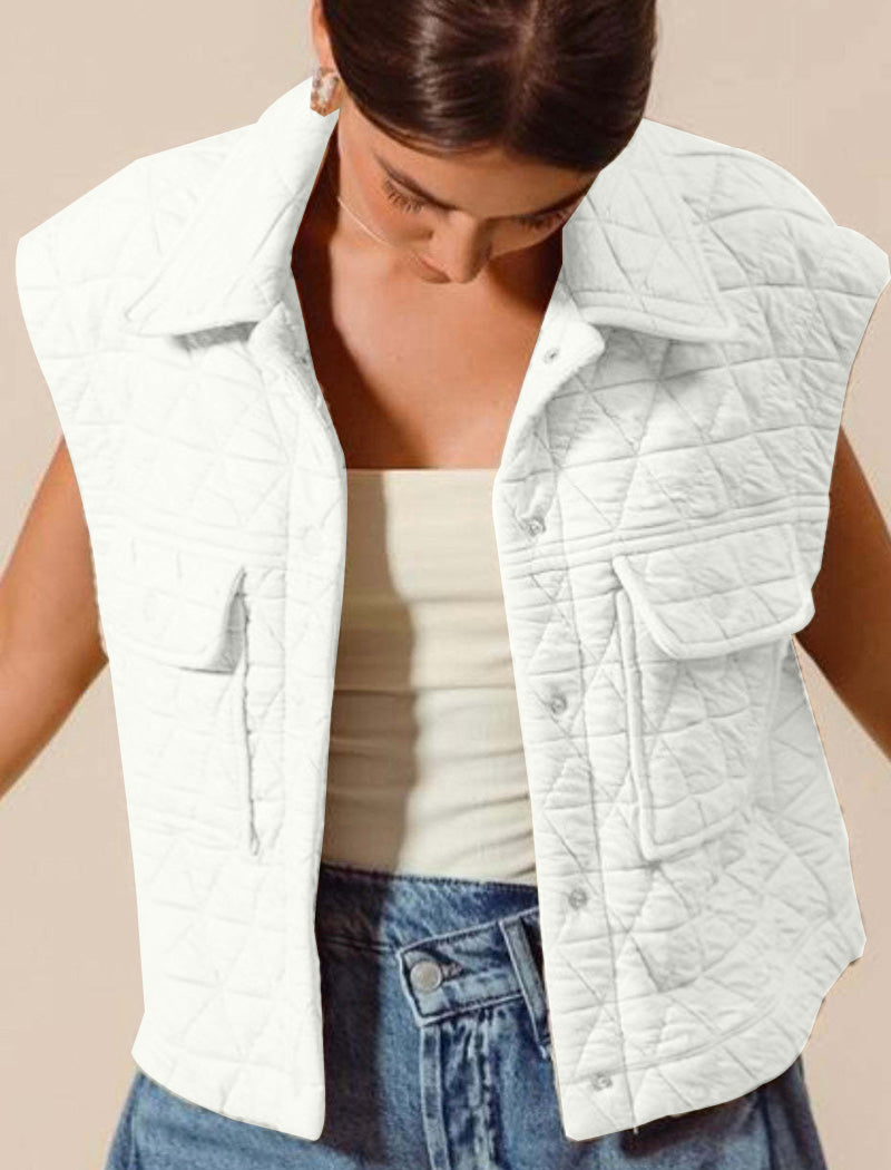 Sleeveless Quilted Vest