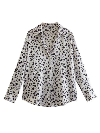 Graphic Button-Up Shirt