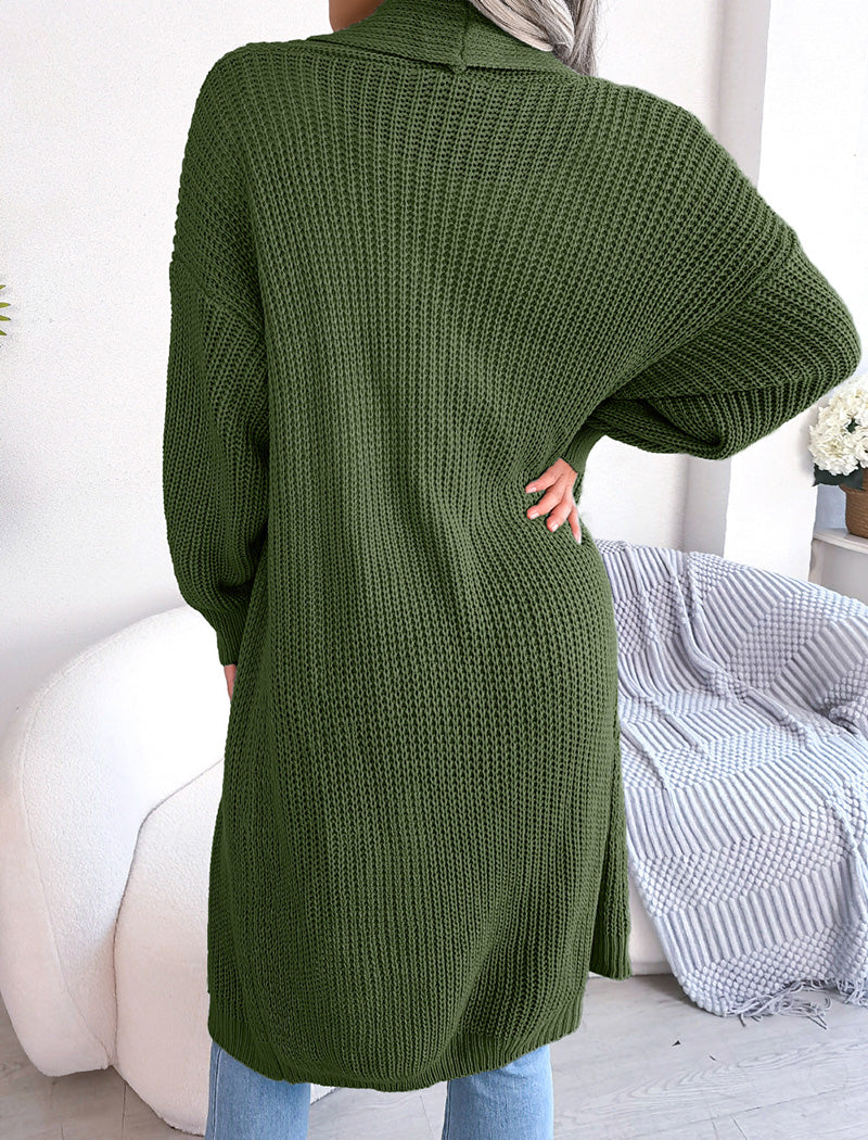 Open Front Knit Cardigan