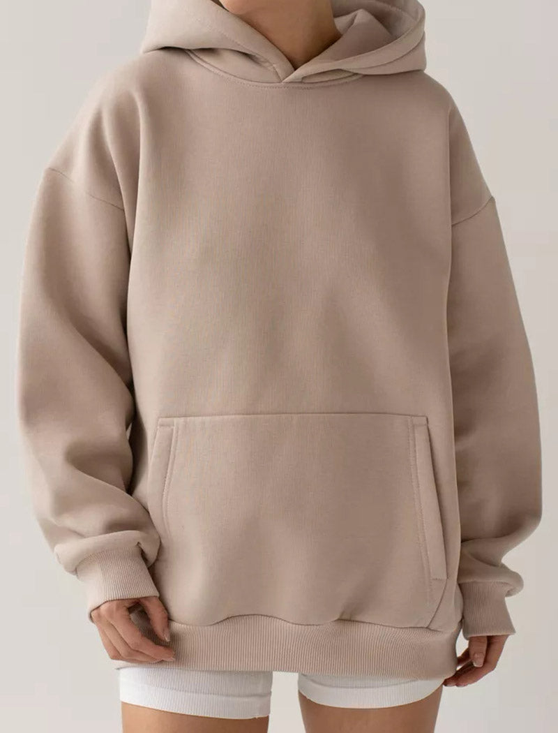 Oversized Hoodie with Kangaroo Pocket
