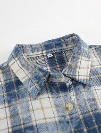 Plaid Long-Sleeve Shirt