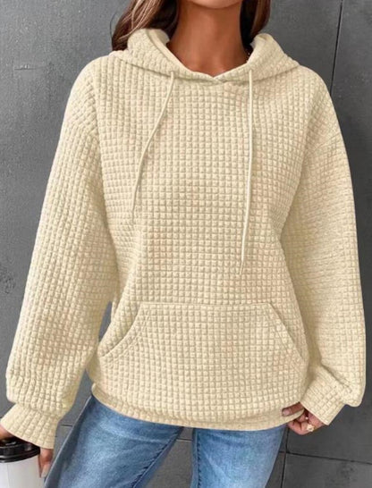 Waffle Knit Hoodie