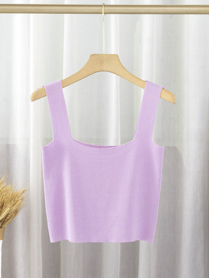 Square Neck Crop Top