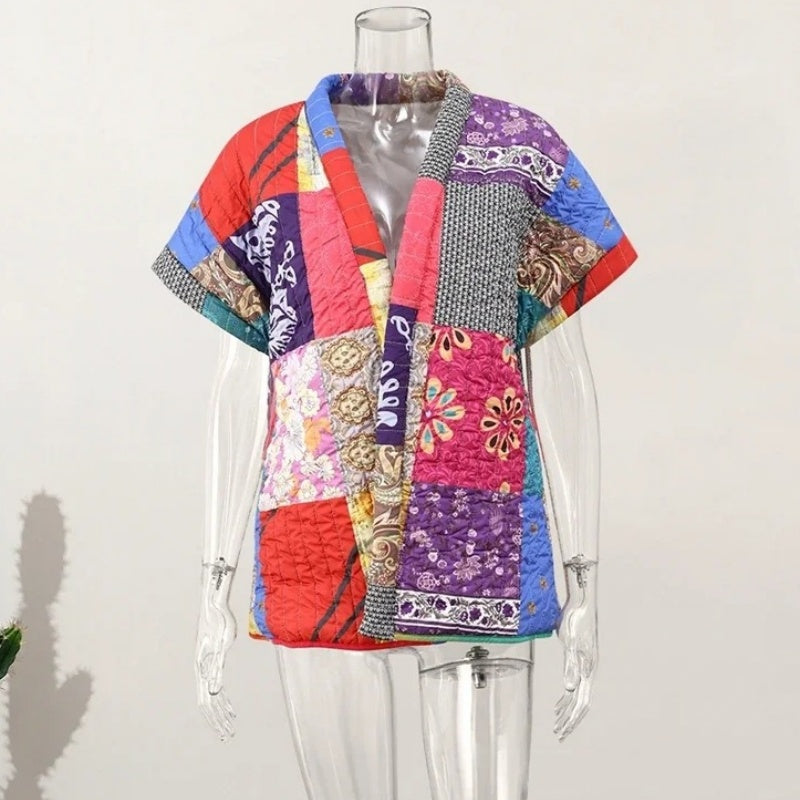 Sleeveless Printed Vest