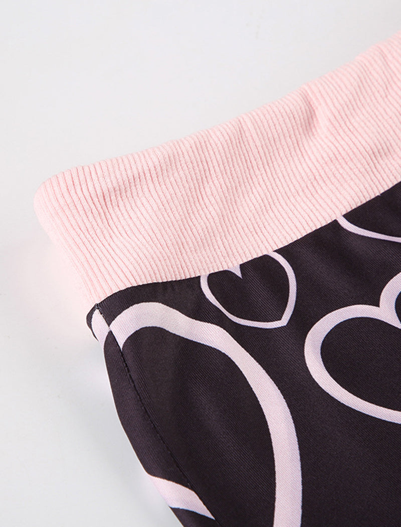 High-Waisted Straight-Leg Casual Pants