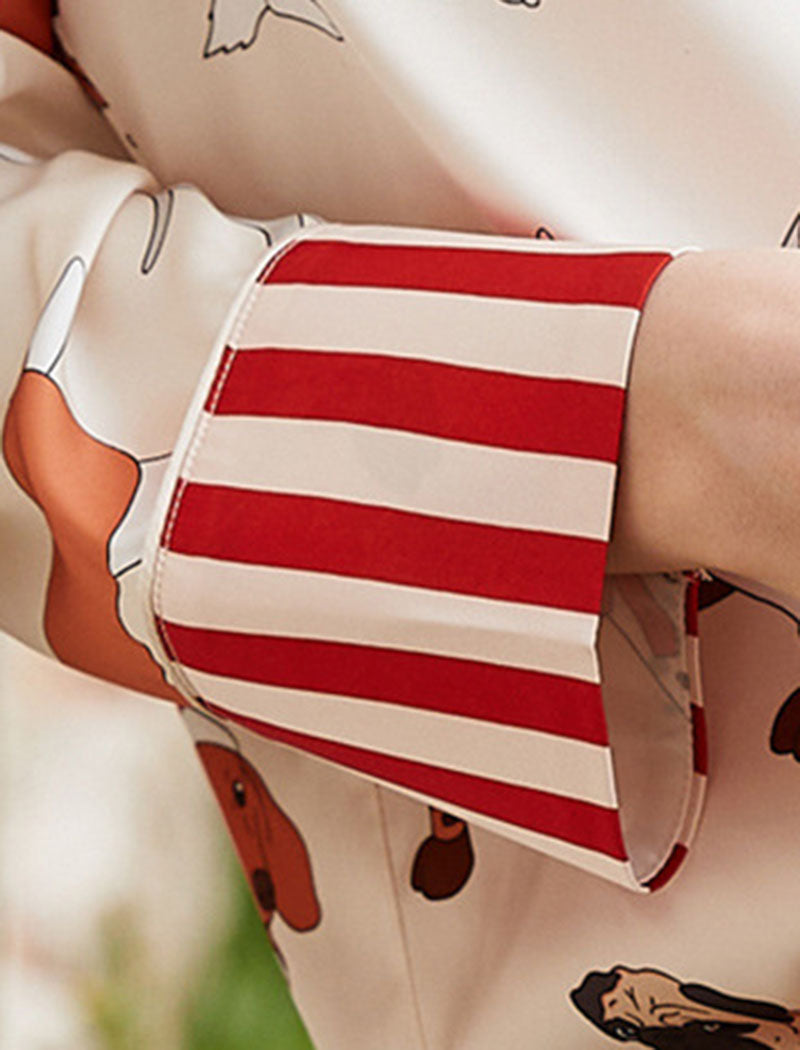 Playful Animal Print Pajama Set