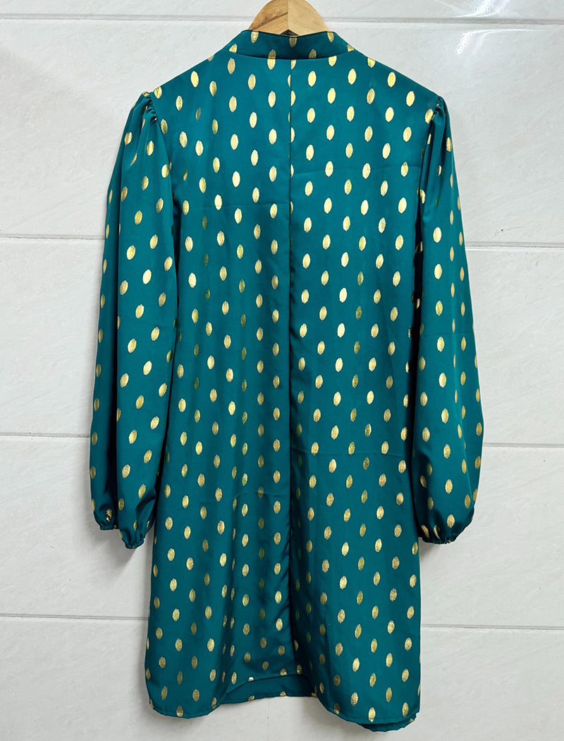 Dot Long Sleeve Dress