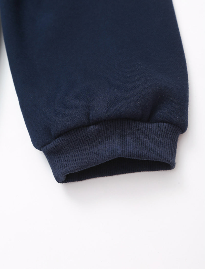 Letter Print Crewneck Pullover