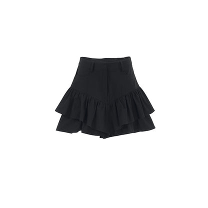 Ruffled Hem Skort