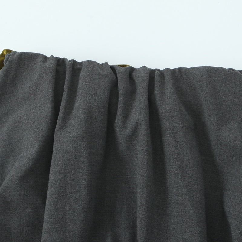 Velvet Bow-Detail Bubble Mini Skirt