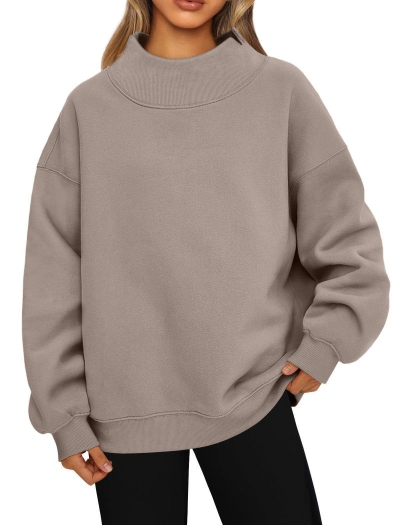 Oversized Mock Neck Top