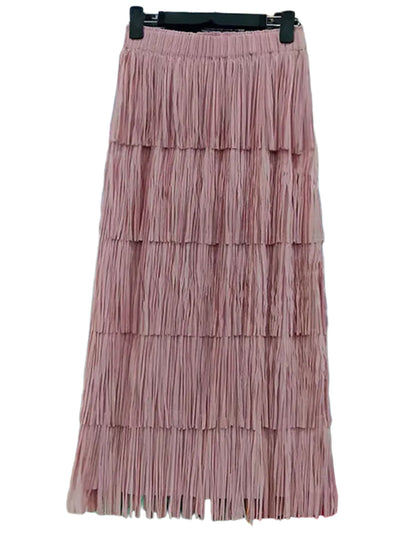 Tassel Cake A-Line Skirt