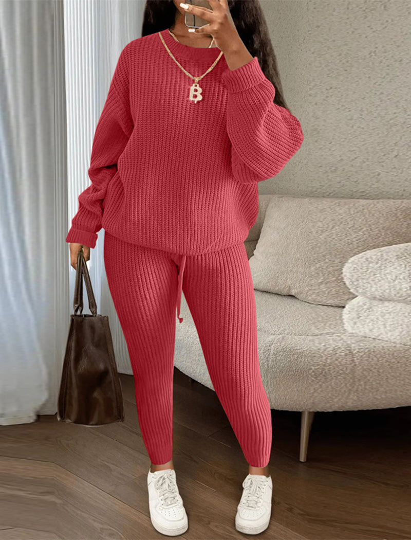 Ribbed Lounge Two-Piece Set
