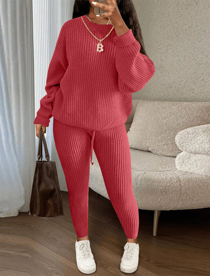 Ribbed Lounge Two-Piece Set