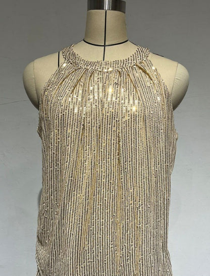 Sequin Tank Top