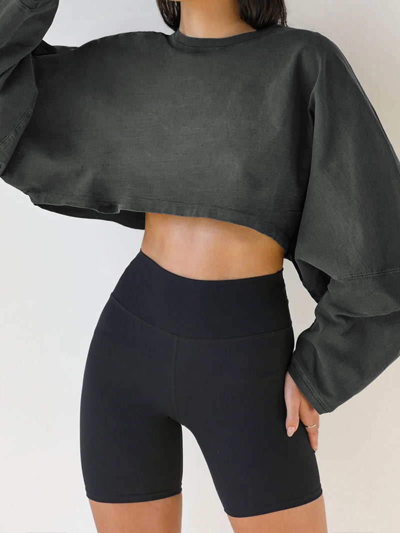 Cropped Oversized Top