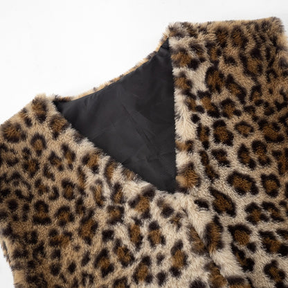 Leopard-Print Statement Vest