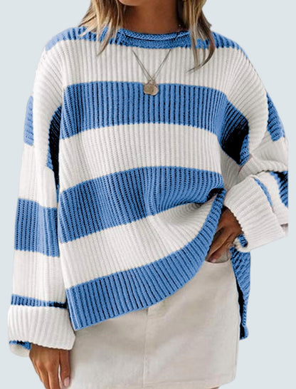 Oversized Striped Sweater