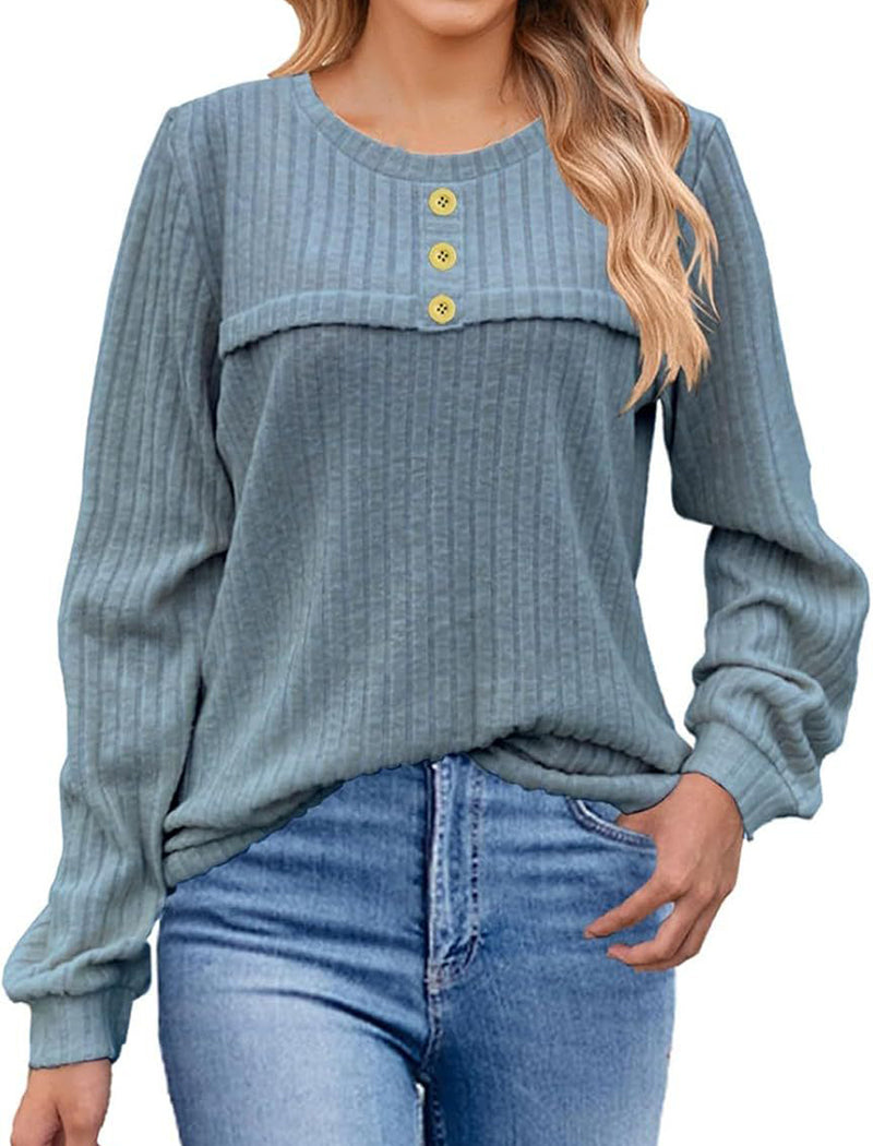 Round Neck Knit Top