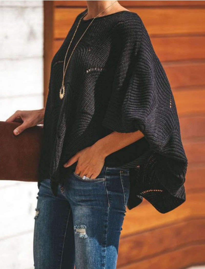 Lightweight Knit Pullover Sweater