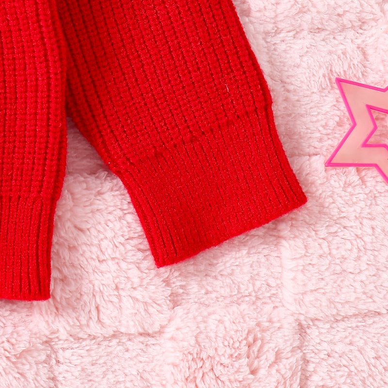 Christmas Letter Long Sleeve Sweater