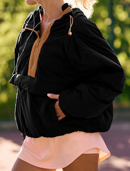 Quarter-Zip Windbreaker Pullover