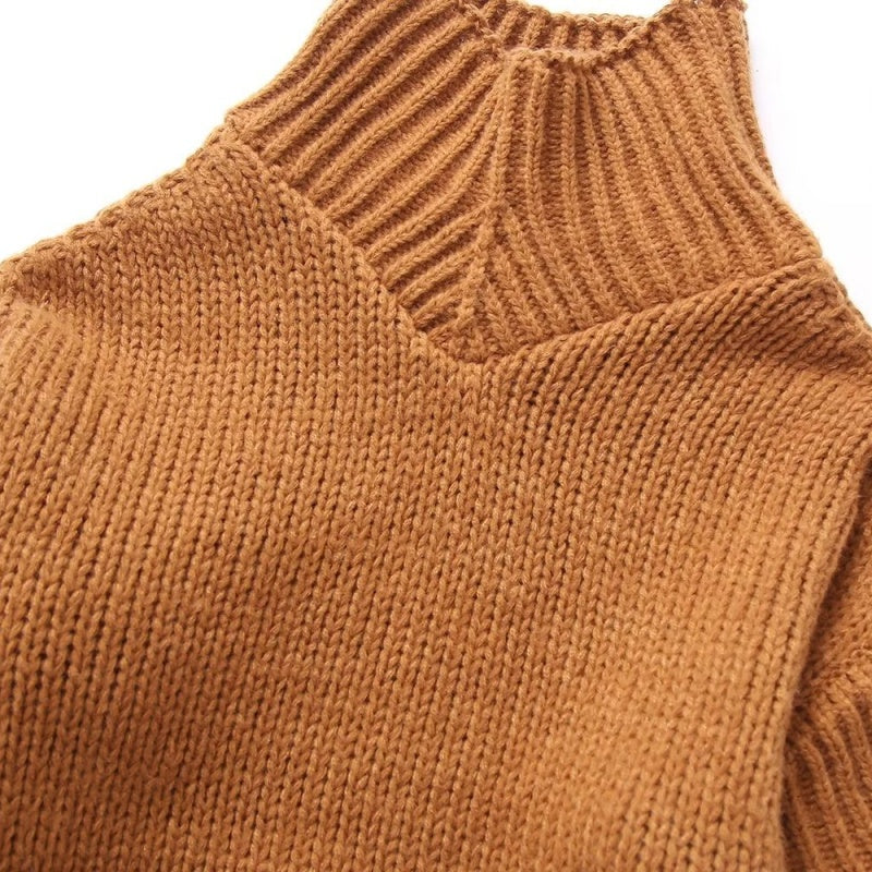 Chunky Knit Hooded Pullover