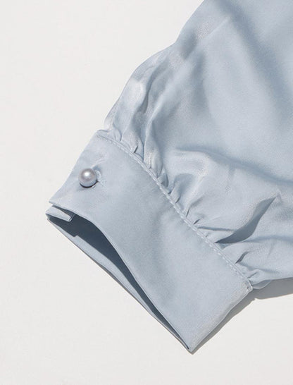 Ruffle Detail Rose Blouse