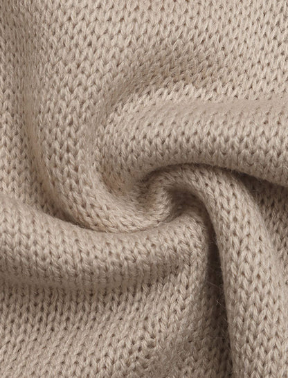 Round Neck Cherry Knit Pullover