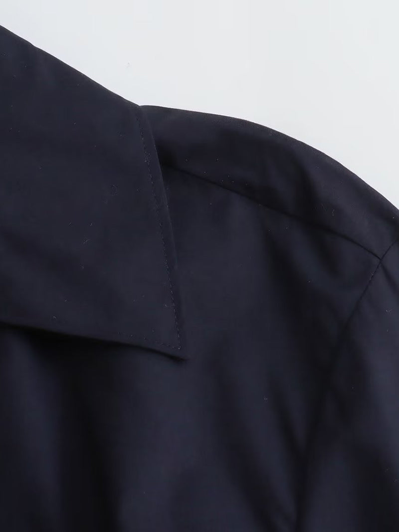 Wrap Bell Sleeve Blouse