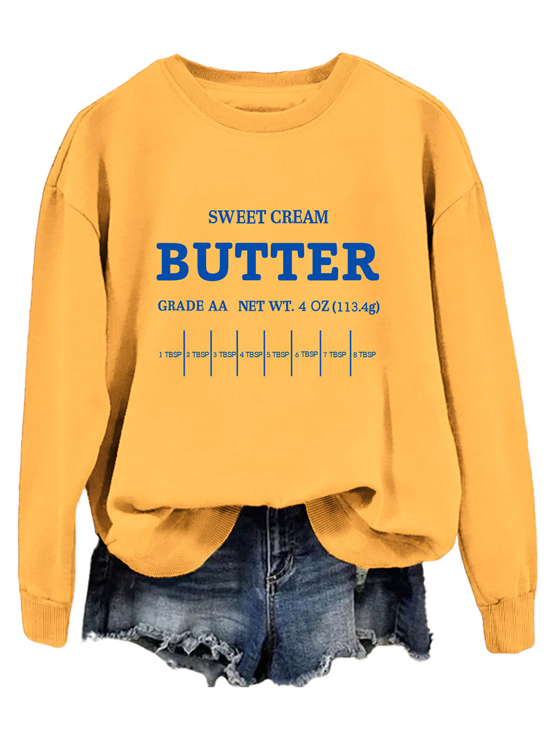 Butter Print Graphic Top