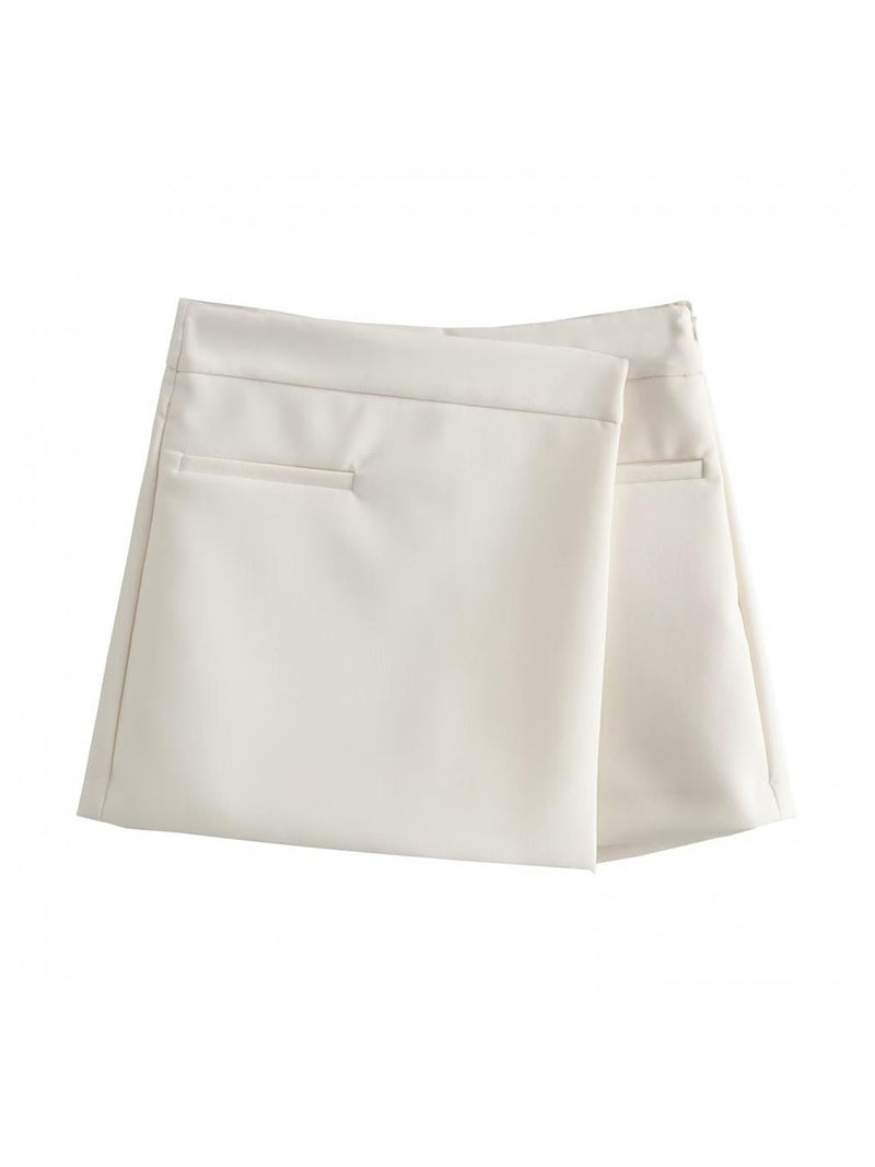 Asymmetrical A-Line Mini Skirts