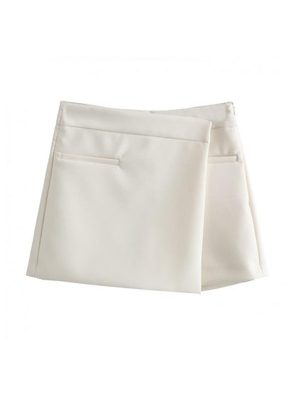 Asymmetrical A-Line Mini Skirts