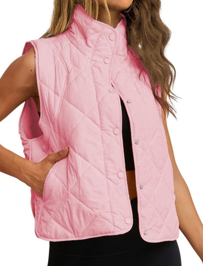 Quilted Sleeveless Vest